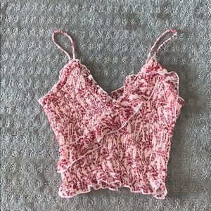 super cute crop top! wish it would have fit